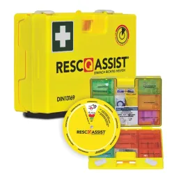 Resc-Q-Assist Q100
Eerstehulpkoffer volgens DIN 13169 Vervangende vulling volgens DIN 13169 |  |